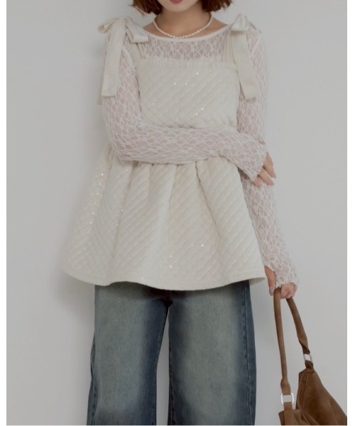 jumelle（ジュメロ）の「mia volume bustier（その他トップス・レディース・アイボリー・FREE）」の21枚目の写真