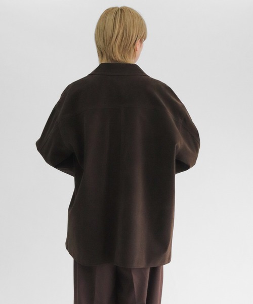 lit(リット)の「Suede Touch Middle Jacket(その他アウター・レディース・ブラウン/グレイッシュベージュ・FREE)」の10枚目の写真