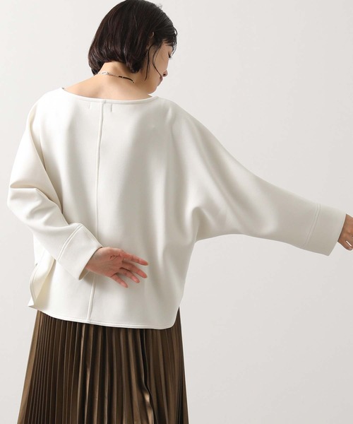 Acuta（アクータ）の「ダンボールスクエアネックカットソー（Tシャツ/カットソー・レディース・アイボリー/ネイビー・FREE）」の17枚目の写真