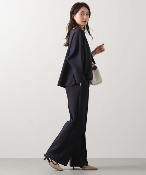 Acuta（アクータ）の「ダンボールスクエアネックカットソー（Tシャツ/カットソー・レディース・アイボリー/ネイビー・FREE）」の14枚目の写真