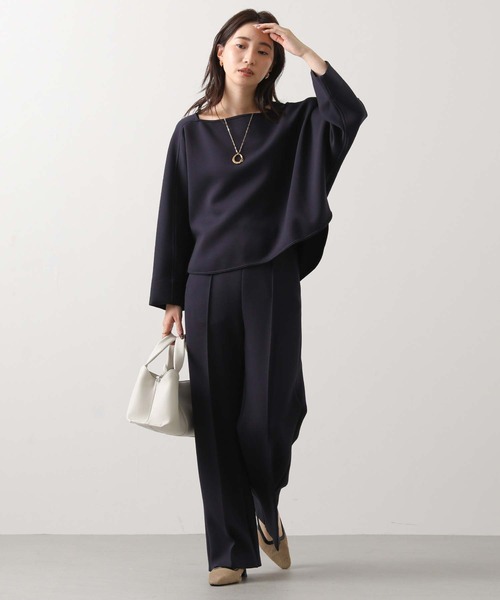 Acuta（アクータ）の「ダンボールスクエアネックカットソー（Tシャツ/カットソー・レディース・アイボリー/ネイビー・FREE）」の19枚目の写真