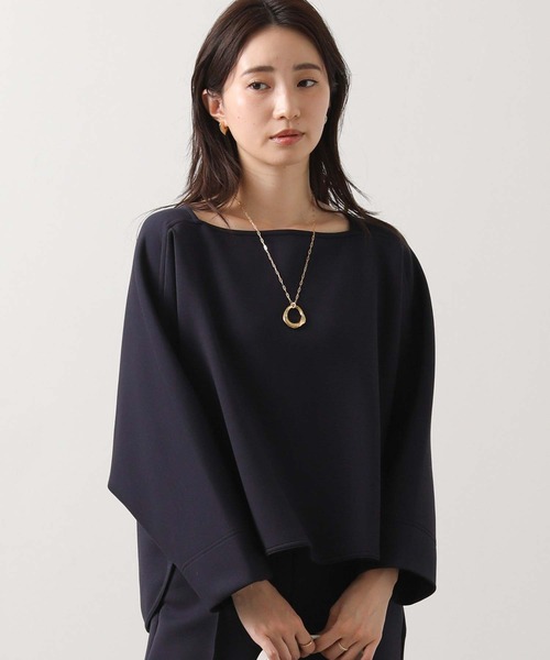 人気♪ADORE アドーア キュプラ混変形デザインカットソー 38 ブルー系 ADORE（アドーア）通販 - HAPPY PLUS STORE