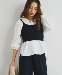 un dix cors | ニットビスチェsetハイカウントシャツ(シャツ/ブラウス)