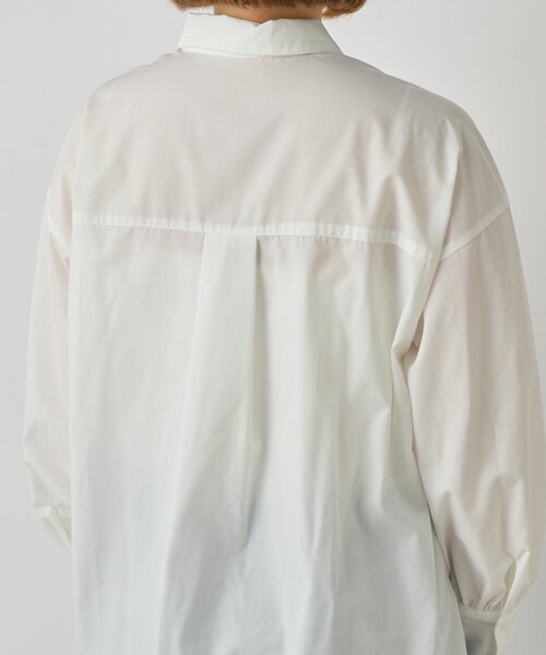 un dix cors（アンディコール）の「ニットビスチェsetハイカウントシャツ（シャツ/ブラウス・レディース・オフホワイト/サックスブルー・FREE）」の16枚目の写真