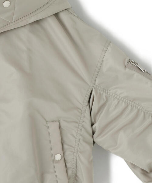 upperhights（アッパーハイツ）の「【upper hights / アッパーハイツ】ＴＨＥ　Ｕ－２　ＨＯＯＤＩＥ（ブルゾン・レディース・グレー・1）」の9枚目の写真