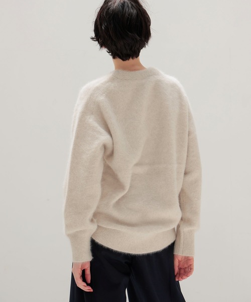 DRESSLAVEフォックスカシミヤVプルオーバー セール】fox cashmere vneck pullover(フォックスカシミヤVネックプル