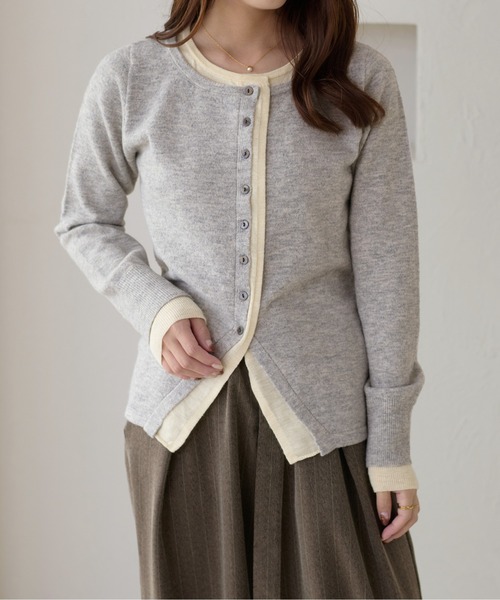 せりー様 カーディガン グレージュ 16-1.jpg