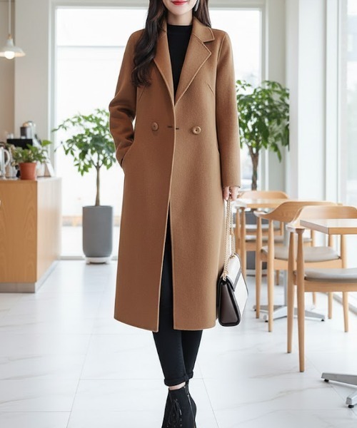 セール】ウールミドル丈コート（その他アウター）｜cammie（キャミー