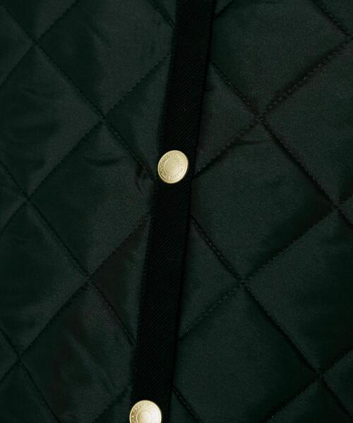 UNTITLED（アンタイトル）の「【 TRADITIONAL WEATHERWEAR 】アークリー Aライン ミドルコート（ノーカラーコート・レディース・アイボリー/ブラック・02）」の11枚目の写真