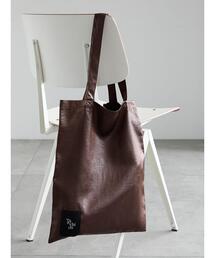 Te chichi | ファブリックTOTE(チンツ合皮ライク)(ハンドバッグ)