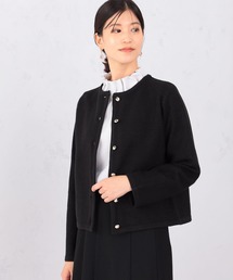 ジャケット風ニットカーディガン