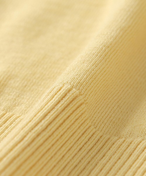 DRESSLAVE(ドレスレイブ)の「basolan wool V highneck pullover(バソランウールVハイネックプルオーバー)(ニット/セーター・レディース・ネイビー/イエロー・38)」の21枚目の写真