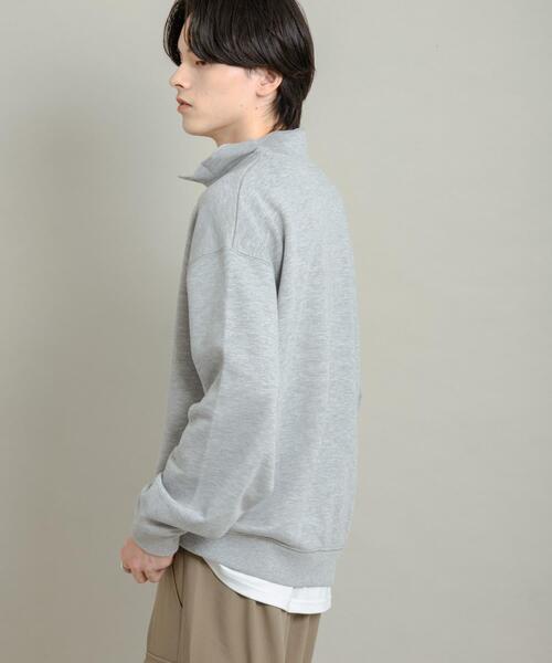 SENSE OF PLACE by URBAN RESEARCH(センスオブプレイスバイアーバンリサーチ)の「『一部WEB限定カラー』ハーフジップロングスリーブスウェット(スウェット・メンズ・ブラック/グレー/グリーン/ネイビー/ライトブルー・MEDIUM/LARGE)」の15枚目の写真