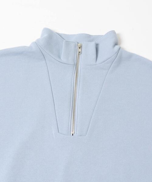 SENSE OF PLACE by URBAN RESEARCH(センスオブプレイスバイアーバンリサーチ)の「『一部WEB限定カラー』ハーフジップロングスリーブスウェット(スウェット・メンズ・ブラック/グレー/グリーン/ネイビー/ライトブルー・MEDIUM/LARGE)」の7枚目の写真