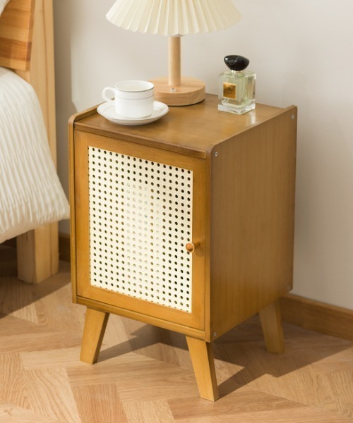 Made in I(メイドインアイ)の「ラタン調サイドキャビネット(家具・レディース・ベージュ/アイボリー・FREE)」の8枚目の写真