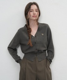 GENERAL IDEA | GNRL essential cardigan ロゴ入りスタンダード長袖カーディガン(カーディガン/ボレロ)