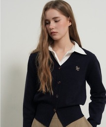 GENERAL IDEA（ジェネラルアイデア）の「【GENERAL IDEA】ロゴ入りスタンダード長袖カーディガン / GNRL ESSENTIAL CARDIGAN（カーディガン/ボレロ）」