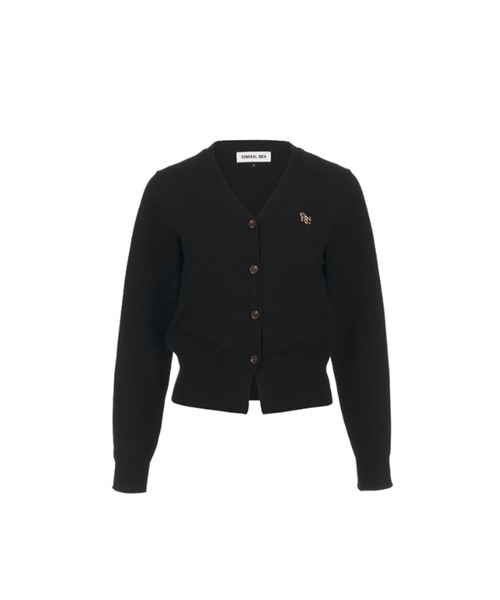 【GENERAL IDEA】ロゴ入りスタンダード長袖カーディガン / GNRL ESSENTIAL CARDIGAN(カーディガン/ボレロ)|GENERAL IDEA(ジェネラルアイデア)