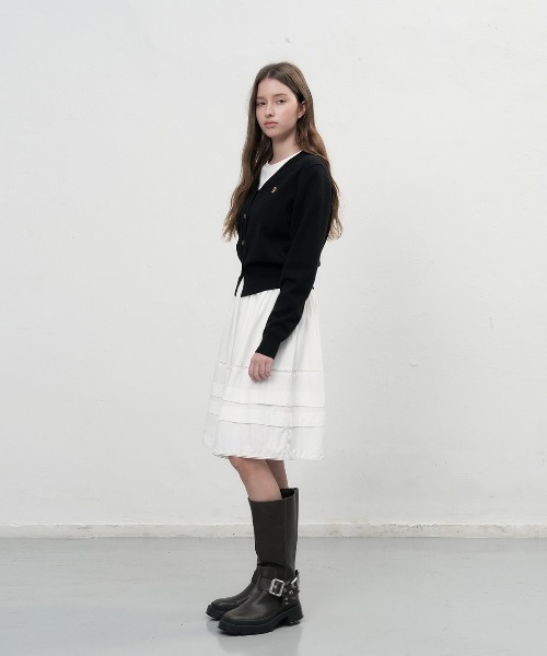 【GENERAL IDEA】ロゴ入りスタンダード長袖カーディガン / GNRL ESSENTIAL CARDIGAN(カーディガン/ボレロ)|GENERAL IDEA(ジェネラルアイデア)