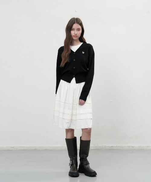 【GENERAL IDEA】ロゴ入りスタンダード長袖カーディガン / GNRL ESSENTIAL CARDIGAN(カーディガン/ボレロ)|GENERAL IDEA(ジェネラルアイデア)