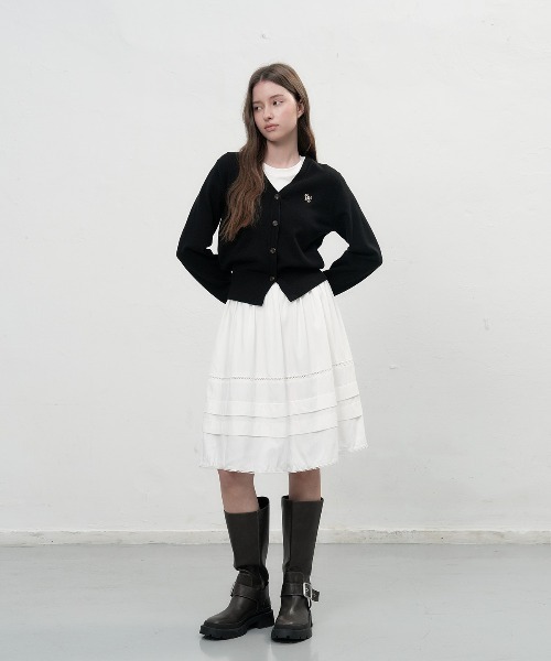 【GENERAL IDEA】ロゴ入りスタンダード長袖カーディガン / GNRL ESSENTIAL CARDIGAN(カーディガン/ボレロ)|GENERAL IDEA(ジェネラルアイデア)