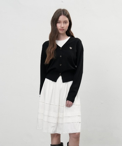 【GENERAL IDEA】ロゴ入りスタンダード長袖カーディガン / GNRL ESSENTIAL CARDIGAN(カーディガン/ボレロ)|GENERAL IDEA(ジェネラルアイデア)