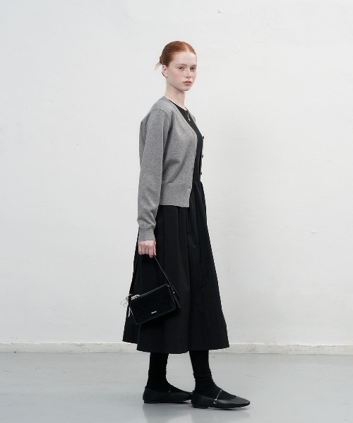 【GENERAL IDEA】ロゴ入りスタンダード長袖カーディガン / GNRL ESSENTIAL CARDIGAN(カーディガン/ボレロ)|GENERAL IDEA(ジェネラルアイデア)