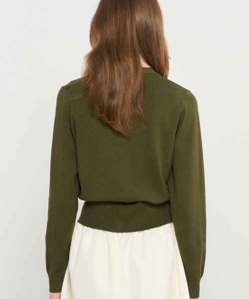 【GENERAL IDEA】ロゴ入りスタンダード長袖カーディガン / GNRL ESSENTIAL CARDIGAN(カーディガン/ボレロ)|GENERAL IDEA(ジェネラルアイデア)