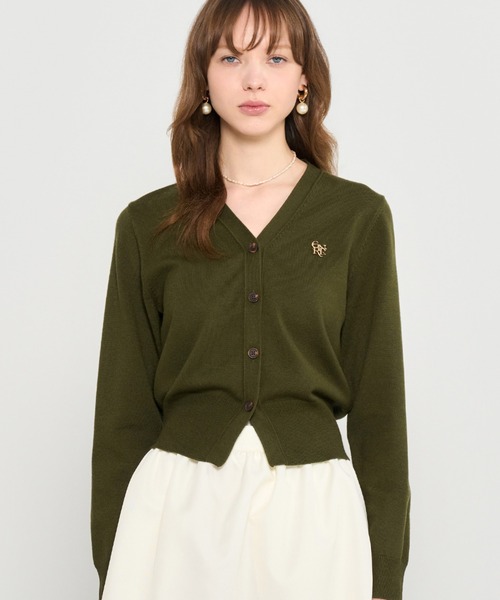 【GENERAL IDEA】ロゴ入りスタンダード長袖カーディガン / GNRL ESSENTIAL CARDIGAN(カーディガン/ボレロ)|GENERAL IDEA(ジェネラルアイデア)