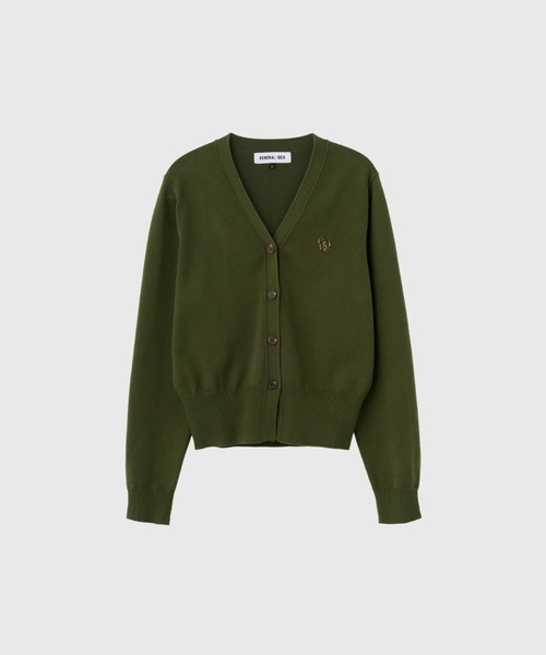 【GENERAL IDEA】ロゴ入りスタンダード長袖カーディガン / GNRL ESSENTIAL CARDIGAN(カーディガン/ボレロ)|GENERAL IDEA(ジェネラルアイデア)