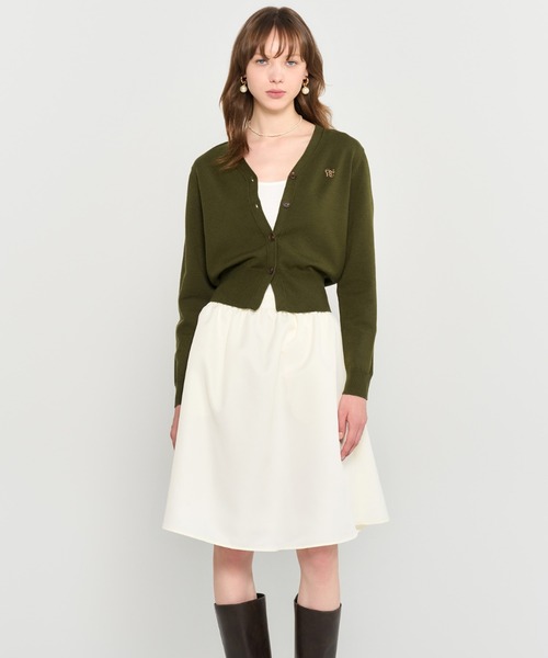 【GENERAL IDEA】ロゴ入りスタンダード長袖カーディガン / GNRL ESSENTIAL CARDIGAN(カーディガン/ボレロ)|GENERAL IDEA(ジェネラルアイデア)