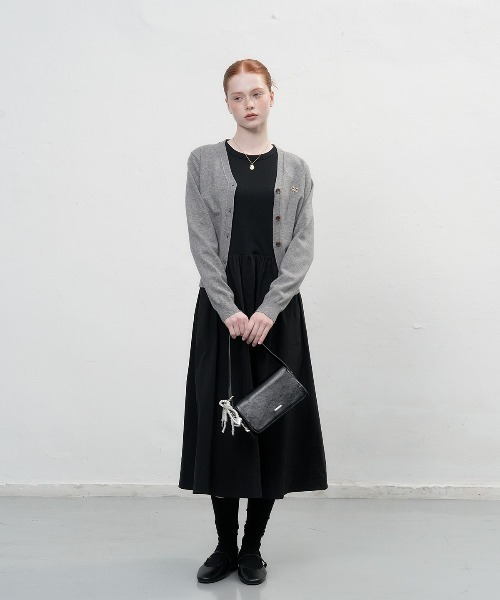 【GENERAL IDEA】ロゴ入りスタンダード長袖カーディガン / GNRL ESSENTIAL CARDIGAN(カーディガン/ボレロ)|GENERAL IDEA(ジェネラルアイデア)