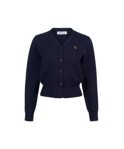 【GENERAL IDEA】ロゴ入りスタンダード長袖カーディガン / GNRL ESSENTIAL CARDIGAN(カーディガン/ボレロ)|GENERAL IDEA(ジェネラルアイデア)