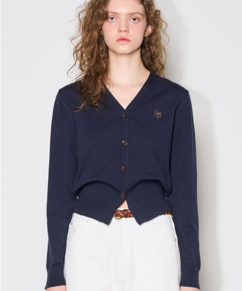 【GENERAL IDEA】ロゴ入りスタンダード長袖カーディガン / GNRL ESSENTIAL CARDIGAN(カーディガン/ボレロ)|GENERAL IDEA(ジェネラルアイデア)