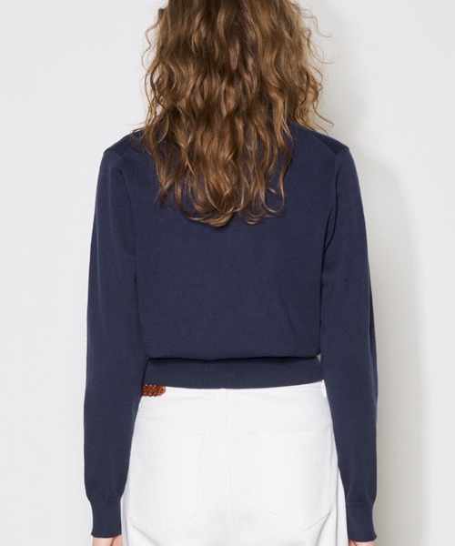 【GENERAL IDEA】ロゴ入りスタンダード長袖カーディガン / GNRL ESSENTIAL CARDIGAN(カーディガン/ボレロ)|GENERAL IDEA(ジェネラルアイデア)