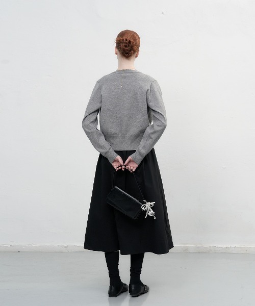 【GENERAL IDEA】ロゴ入りスタンダード長袖カーディガン / GNRL ESSENTIAL CARDIGAN(カーディガン/ボレロ)|GENERAL IDEA(ジェネラルアイデア)