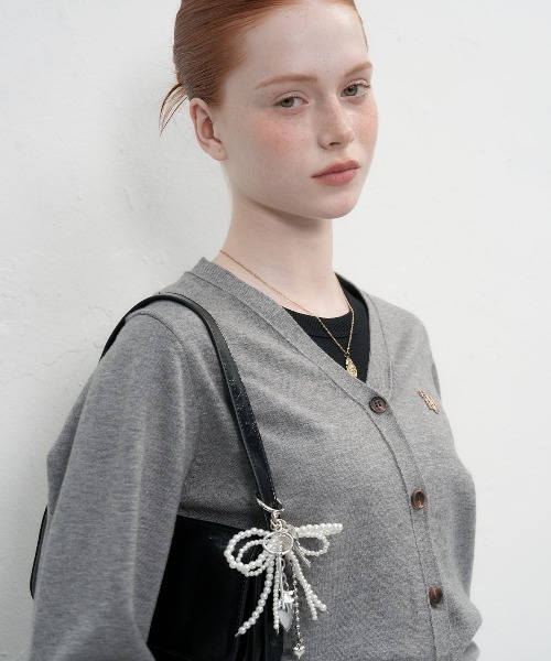 【GENERAL IDEA】ロゴ入りスタンダード長袖カーディガン / GNRL ESSENTIAL CARDIGAN(カーディガン/ボレロ)|GENERAL IDEA(ジェネラルアイデア)