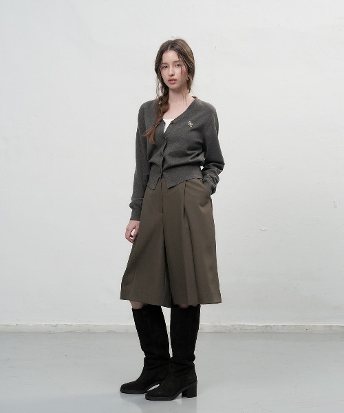 【GENERAL IDEA】ロゴ入りスタンダード長袖カーディガン / GNRL ESSENTIAL CARDIGAN(カーディガン/ボレロ)|GENERAL IDEA(ジェネラルアイデア)