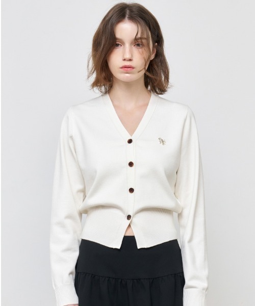 【GENERAL IDEA】ロゴ入りスタンダード長袖カーディガン / GNRL ESSENTIAL CARDIGAN(カーディガン/ボレロ)|GENERAL IDEA(ジェネラルアイデア)