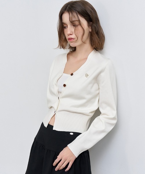 【GENERAL IDEA】ロゴ入りスタンダード長袖カーディガン / GNRL ESSENTIAL CARDIGAN(カーディガン/ボレロ)|GENERAL IDEA(ジェネラルアイデア)