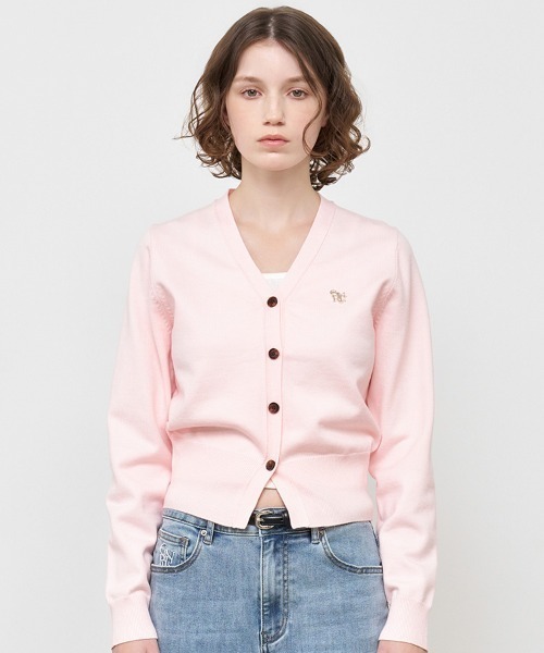 【GENERAL IDEA】ロゴ入りスタンダード長袖カーディガン / GNRL ESSENTIAL CARDIGAN(カーディガン/ボレロ)|GENERAL IDEA(ジェネラルアイデア)