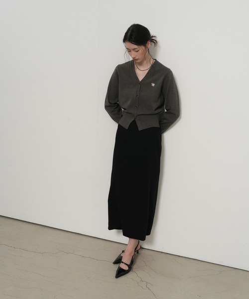 【GENERAL IDEA】ロゴ入りスタンダード長袖カーディガン / GNRL ESSENTIAL CARDIGAN(カーディガン/ボレロ)|GENERAL IDEA(ジェネラルアイデア)