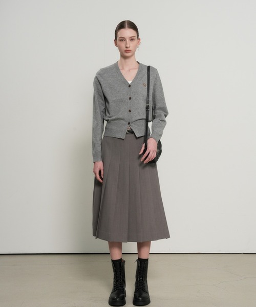 【GENERAL IDEA】ロゴ入りスタンダード長袖カーディガン / GNRL ESSENTIAL CARDIGAN(カーディガン/ボレロ)|GENERAL IDEA(ジェネラルアイデア)