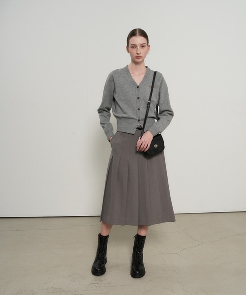 【GENERAL IDEA】ロゴ入りスタンダード長袖カーディガン / GNRL ESSENTIAL CARDIGAN(カーディガン/ボレロ)|GENERAL IDEA(ジェネラルアイデア)