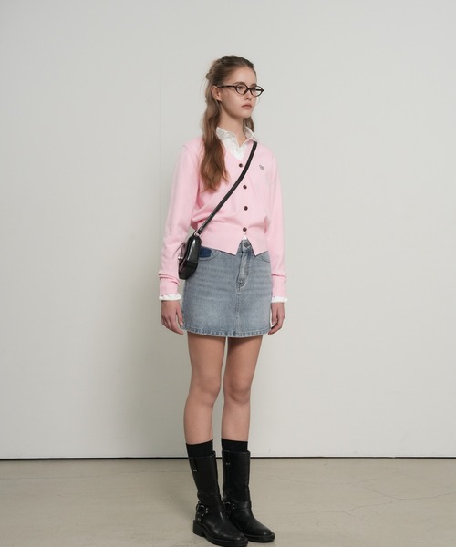 【GENERAL IDEA】ロゴ入りスタンダード長袖カーディガン / GNRL ESSENTIAL CARDIGAN(カーディガン/ボレロ)|GENERAL IDEA(ジェネラルアイデア)