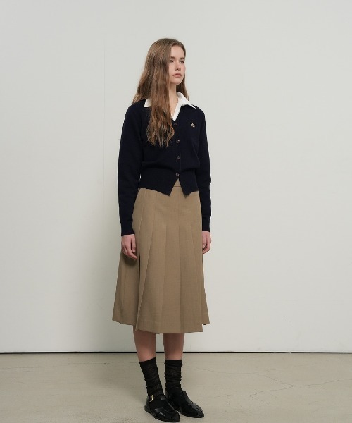 【GENERAL IDEA】ロゴ入りスタンダード長袖カーディガン / GNRL ESSENTIAL CARDIGAN(カーディガン/ボレロ)|GENERAL IDEA(ジェネラルアイデア)