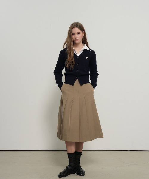 【GENERAL IDEA】ロゴ入りスタンダード長袖カーディガン / GNRL ESSENTIAL CARDIGAN(カーディガン/ボレロ)|GENERAL IDEA(ジェネラルアイデア)