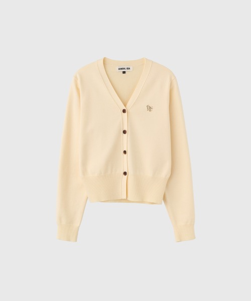 【GENERAL IDEA】ロゴ入りスタンダード長袖カーディガン / GNRL ESSENTIAL CARDIGAN(カーディガン/ボレロ)|GENERAL IDEA(ジェネラルアイデア)