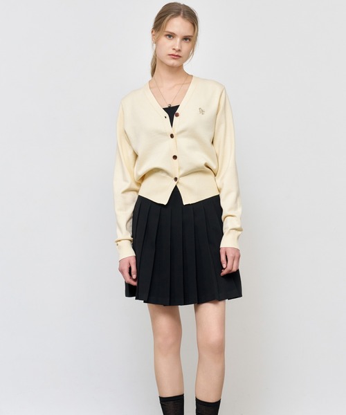 【GENERAL IDEA】ロゴ入りスタンダード長袖カーディガン / GNRL ESSENTIAL CARDIGAN(カーディガン/ボレロ)|GENERAL IDEA(ジェネラルアイデア)