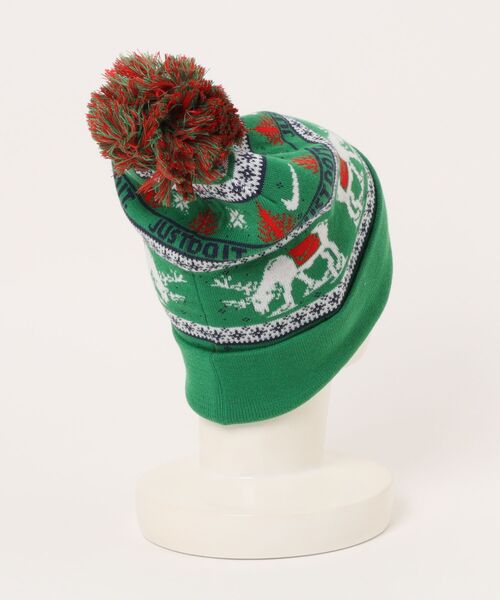 NIKE（ナイキ）の「《NIKEアパレル》U NK PEAK BEANIE SC HOL25 L（ニットキャップ/ビーニー・メンズ・グリーン・フリー）」の2枚目の写真